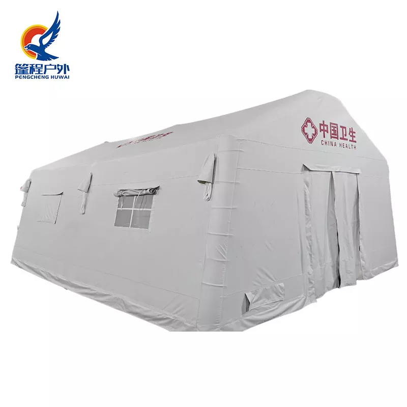 Inflatable Red Cross tent